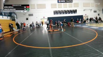 94-98 lbs Round 2 - Adalyn Waltjen, Lovell Middle School vs April Dipilla, Powell Middle School