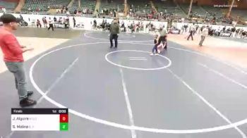 49 lbs Final - Jd Alguire, Wolfpack Wr Ac vs Steven Molina, El Paso Enforcers