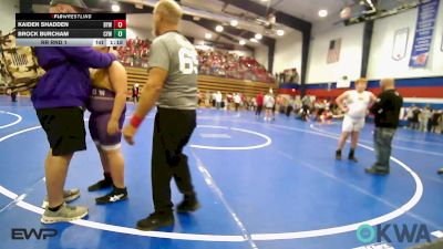 Rr Rnd 1 - Kaiden Shadden, Bristow Elementary Wrestling Club vs Brock Burcham, Coweta Tiger Wrestling