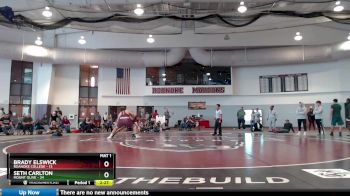 285 lbs Round 2 (6 Team) - Brady Elswick, Roanoke College vs Seth Carlton, Mount Olive