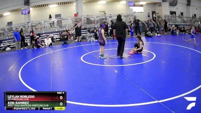 83 lbs Semifinal - Leylah Robledo, Vici Wrestling Club vs Ezri Ramirez, West Texas Grapplers Wrestling Club