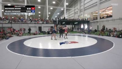 135 lbs Mackenzie Shaver, North Carolina Red vs Helene Papadakis, Indiana Blue