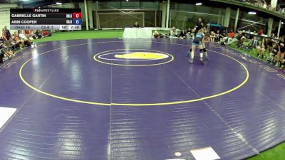 115 lbs Gabrielle Gartin, Ohio Gray vs Abbi Cooper, California Red