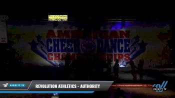 Revolution Athletics - Authority [2021 L3 Senior Coed - D2 - Small Day 2] 2021 The American Celebration DI & DII