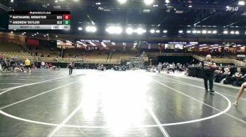 132 lbs Cons. Round 3 - Nathaniel Webster, Merritt Island vs Andrew Taylor, George Jenkins