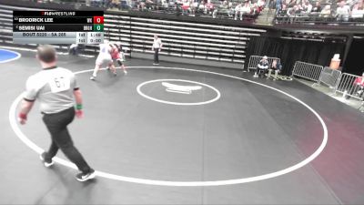 5A 285 lbs Cons. Round 1 - Brodrick Lee, Woods Cross vs Semisi Uai, Brighton