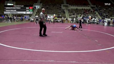 1-5A 107 Semifinal - Talia Waller, Valley High School vs Addalyn Mayfield, Cleburne County