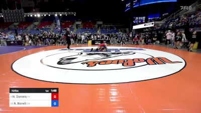 112 lbs Rnd Of 16 - Nevada Daniels, TX vs Angelina Borelli, CA