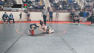 80_B lbs Quarterfinal - Dylan Dudash, Sharpsville vs Brady Loro, West Chester Rustin