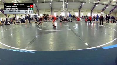 165 lbs Champ. Round 2 - Grant MacKay, Gannon University vs Frank Aquila, Wheeling University