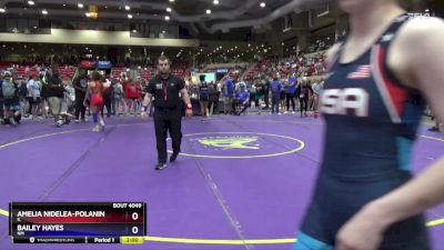 112 lbs Quarterfinal - Amelia Nidelea-Polanin, IL vs Bailey Hayes, NM