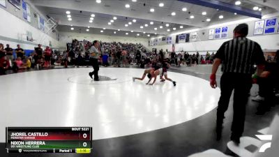 83 lbs Round 3 - Jhorel Castillo, Monster Garage vs Nixon Herrera, 951 Wrestling Club