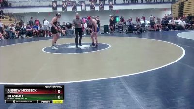 120 lbs Quarters & 1st Wb (16 Team) - Andrew McKissick, Dunwoody vs Silas Hall, North Forsyth