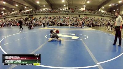 80 lbs Champ. Round 2 - Jacob Hamilton, Team Central Wrestling Club-AAA vs Kendrik Mason, Lexington Youth Wrestling Club-A