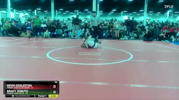 76 lbs Round 5 (10 Team) - Brady Sobuto, Finger Lakes Elite vs Devin ...