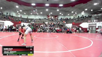 165 lbs Cons. Round 6 - Gabe Flick, New Palestine vs Israel Sinnott, Hanover Central