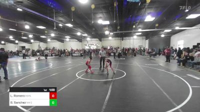 70 lbs Quarterfinal - Luke Romero, Espanola Wrestling vs Benjamin Sanchez, NM Gold