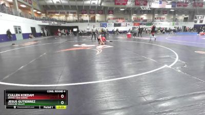 165 lbs Cons. Round 4 - Jesus Gutierrez, Missouri Valley vs Cullen Koedam, Grand View (Iowa)