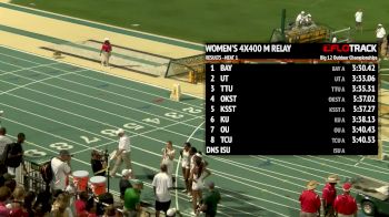 Baylor Women Close Out Big 12s On Home Track With 4x4 Victory
