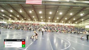 75 lbs Semifinal - Kyle Hatchell, Wasatch Wrestling Club vs Ledger Aimone, Team Prestige