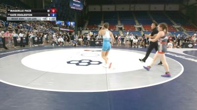 120 lbs Cons. Rd Of 16 - Maquelle Pace, Utah vs Kate Eggleston, Iowa