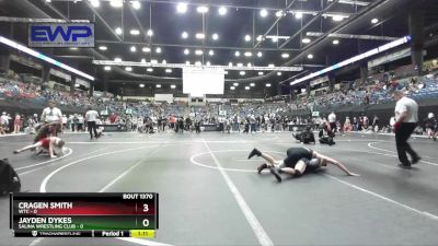 130 lbs Semifinal - Jayden Dykes, Salina Wrestling Club vs Cragen Smith, WTC