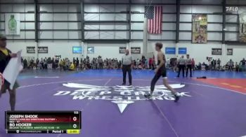 113 lbs Round 2 (4 Team) - JOSEPH SHOOK, NORTH CAROLINA WRESTLING FACTORY - RED vs Bo Hooker, BELIEVE TO ACHIEVE WRESTLING CLUB