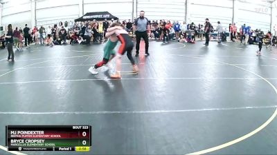 120/125/130 Round 2 - Bryce Cropsey, Marcellus Elementary School vs Mj Poindexter, Reeths-puffer Elementary School