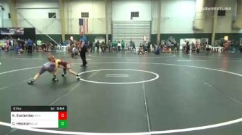 67 lbs Semifinal - Kallen Easterday, Amherst High School vs Caden Hesman, Blue Hill