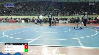 101 lbs Round Of 64 - Cayden Scott, Bixby vs Keedan Martin, Bridge Creek Wrestling