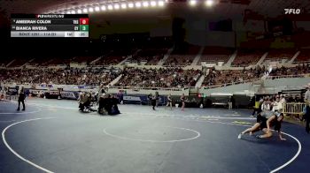 114-D1 Cons. Semi - Ameerah Colon, Tempe High vs Bianca Rivera, Canyon View High School