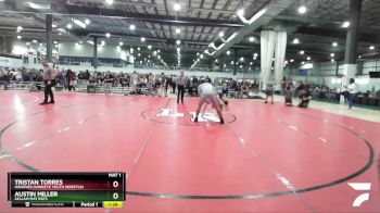 157 lbs Semifinal - Austin Miller, Kellam Mat Rats vs Tristan Torres, Hanover Hawkeye Youth Wrestlin