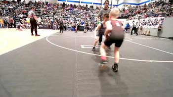 66 lbs Consi Of 8 #2 - Hudson Burdick, Perry Wrestling Academy vs Carter Hernnadez, Choctaw Ironman Youth Wrestling