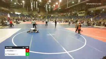 69 lbs Rr Rnd 1 - Jake Knudson, Matpac ND vs Braden Thompson, Purebred Elite