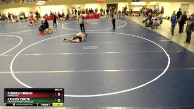 165 lbs Cons. Round 2 - Kayden Chute, Frontier Wrestling Club vs Andrew Moran, Minnesota