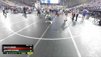 285 lbs Quarterfinal - Dallyn Grimes, ID vs Navarro Schunke, SD