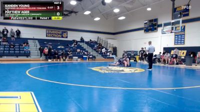 197 lbs Champ - Round 1 (16 Team) - Kanden Young, Northern Oklahoma College-Tonkawa vs Matthew Ager, Southwestern Oregon Community College