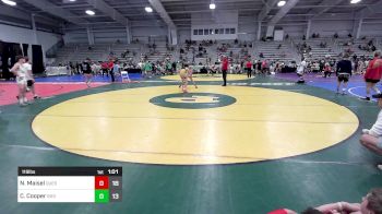 119 lbs Rr Rnd 1 - Nico Maisel, Quest School Of Wrestling MS vs Cameron Cooper, Indiana Outlaws Gold