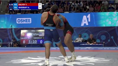 82 kg Qualif. - Yrisbek Kalyev, Kyrgyzstan vs Arvin Khosravy, United States