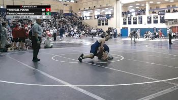 152 lbs Consi Of 16 #1 - Michael Pocius, Seton Hall Prep vs Kristopher Ortman, Council Rock South