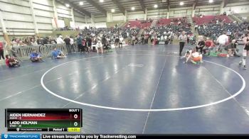 125 lbs Finals (2 Team) - Aiden Hernandez, Idaho vs Ladd Holman, Utah