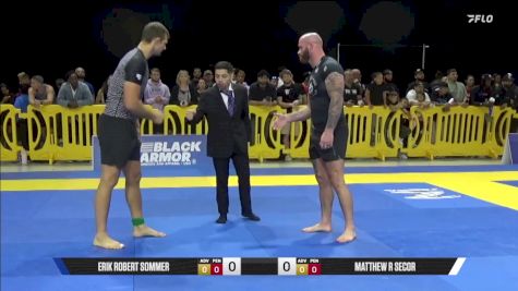 Matthew R Secor vs Erik Robert Sommer 2025 Pan IBJJF Jiu-Jitsu No-Gi Championship