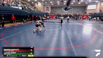 106 lbs Cons. Round 2 - Braiden Bartlett, Austin Lake Travis vs Lathan Tabor, North DeSoto