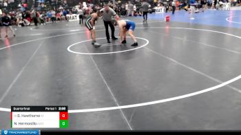 157 lbs Quarterfinal - Gabe Hawthorne, Air Force vs Noah Hermosillo, Adams State
