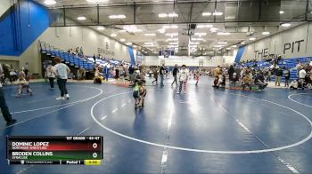 43-47 lbs Round 1 - Broden Collins, SYRACUSE vs Dominic Lopez, Northside Wrestling