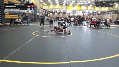 100 lbs Cons. Round 1 - Hudson Cox, Moen Wrestling Academy vs Dawson Wardlow, Iowa