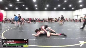 117 lbs Quarterfinals (8 Team) - Sammy Aponte, NC Pride Elite Wrestling vs Jackson Stocker, Bad Bass