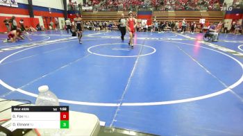 126 lbs Round Of 16 - Gary Fox, Hilldale vs Derrick Elmore, Tulsa Union