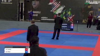 Mason Fowler vs Waldyr Filho 2018 Abu Dhabi Grand Slam Los Angeles
