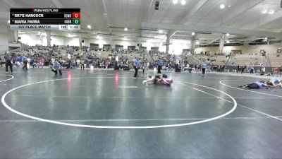 160 lbs 1st Place Match - Maria Parra, Elite Wrestling Academy vs Skye Hancock, Blackman Wrestling Club